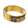 Image 5 : Hermes Multicolor Enamel Elephant Bangle Bracelet