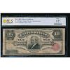 Image 1 : 1891 $10 Tombstone Silver Certificate PCGS 12