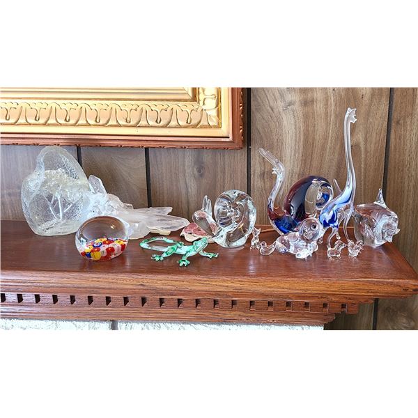 Glass, Crystal Figurines A