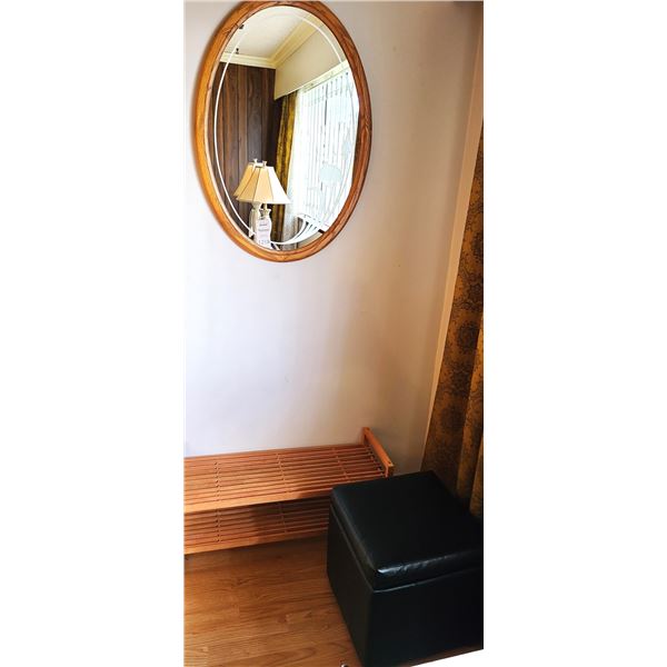Mirror and Shoe Rack A