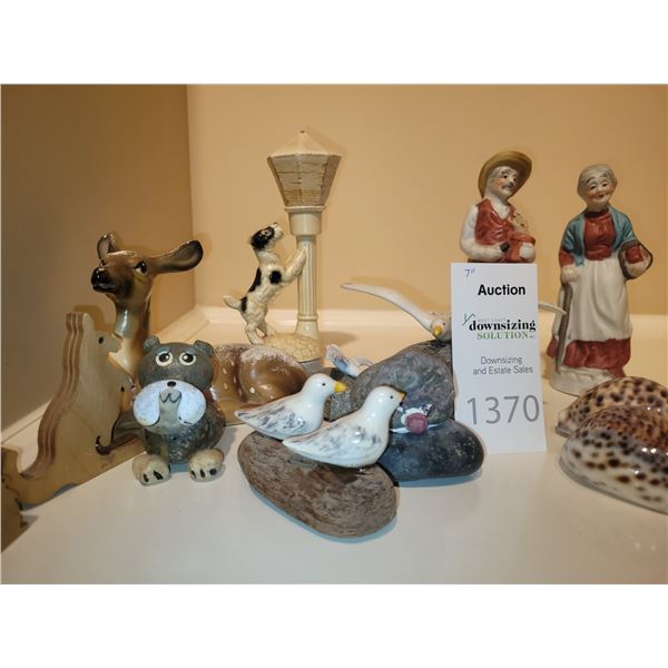 Assorted ceramic figurines & more A