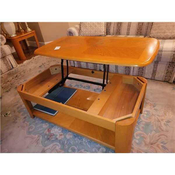 Wooden Fold-up Coffee Table B