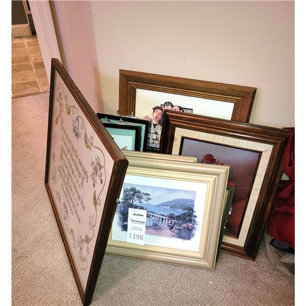 Assorted framed Art A