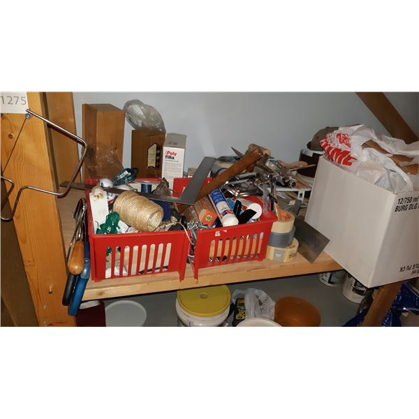 Hardware, Tools, Paint Supplies A