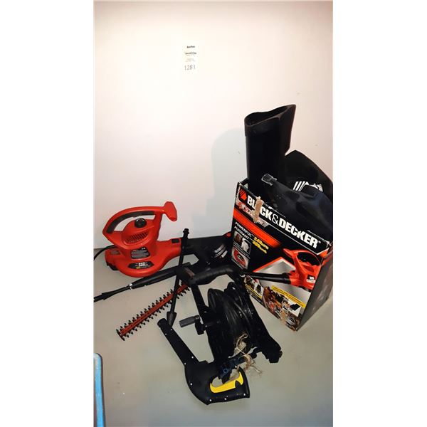 Leaf Blower, Hedge Trimmer A