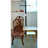 Image 1 : Coat Rack, Chairs, Tables A