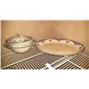 Image 5 : Cream petal Platter &Casseroles B