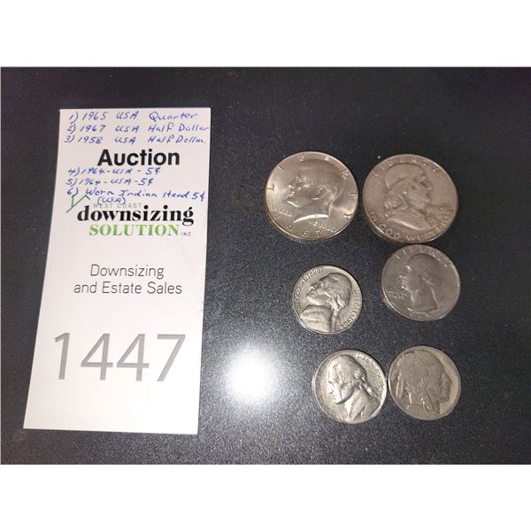 USA 1958 - 67 Coins A