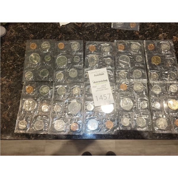 Canadian Coin Sets 1980's A