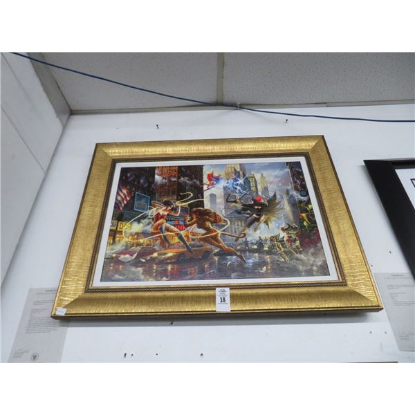 Thomas Kinkade Studio Super Hero Oil on Canvas - 24 x 30