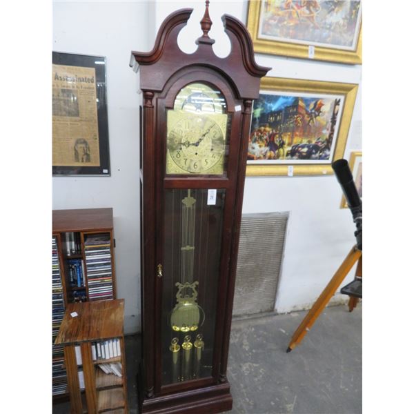 Mahogany Provincial Ridgeway Grandfather Clock