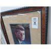 Image 2 : JFK Framed Photos, Memorabilia Collection - 20