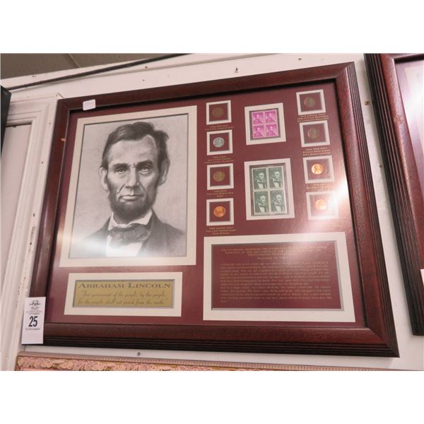 Abraham Lincoln Sketch/Coin/Memorabilia