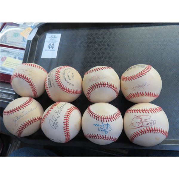 Autographed Baseball 8 w/Torre, Lafussa, Others