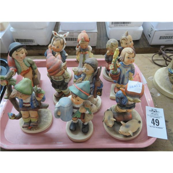 10-Hummel Medium Figurines - 10 X $