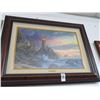 Image 1 : Kinkade Print On Canvas Rock of Salvation w/COA - 30 x 36