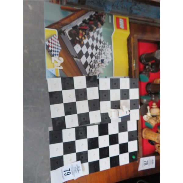 Lego Chess Set w/Book