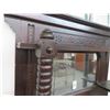 Image 3 : Antique Mahogany Marble Top Cabinet w/Mirrored Upper