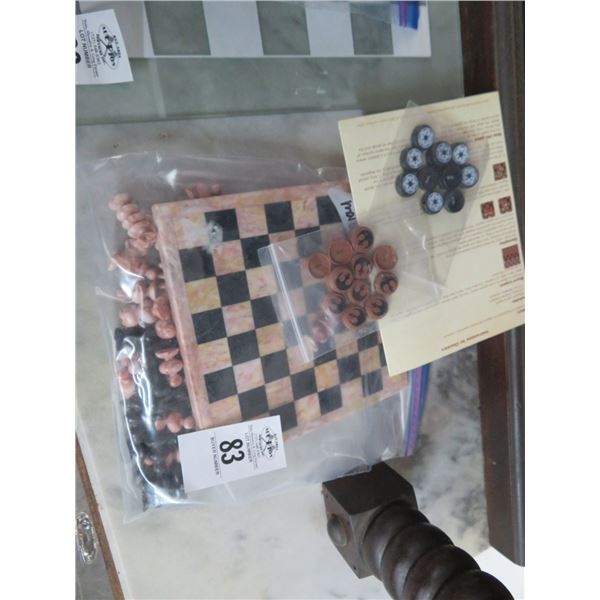 Mini Marble Chess Set