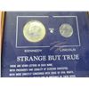 Image 2 : Kennedy/Lincoln Framed Coins w/Strange But True Memorabilia