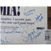 Image 3 : Mama Mia Broadway Movie Poster w/Multiple Autographs