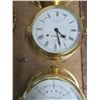 Image 3 : 4-Brass Porthole Style Clock/Barometer - 4 X $