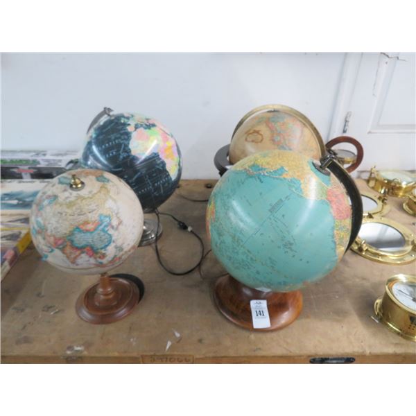 4-Ornate Globes - 4 X $