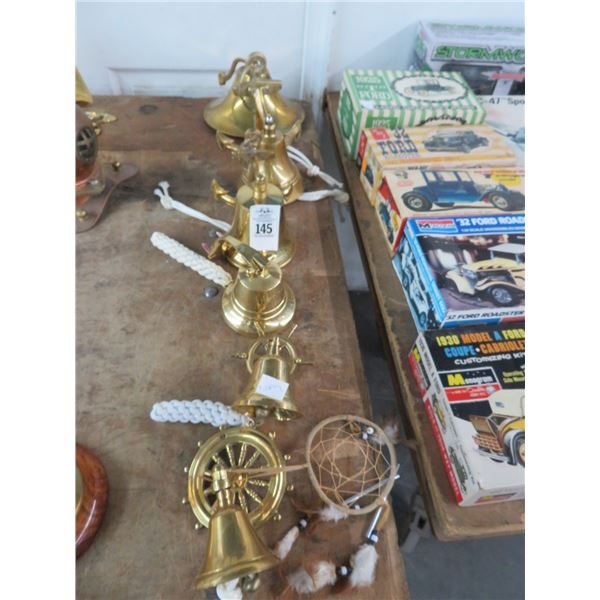 6-Brass Ships Bell - 6 X $