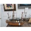 Image 2 : 4-Wooden Ship Model - 4 X $