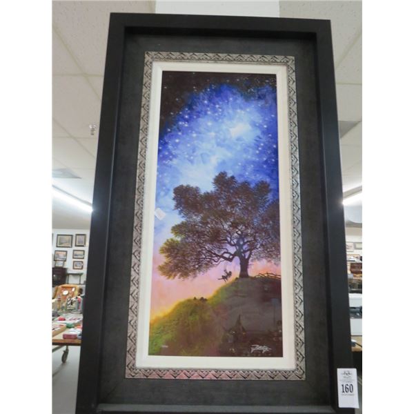 Framed Art Print Twilight Dreamer - Signed Ratenberry w/COA - 24 x 36