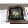 Image 1 : Framed Mickey & Minnie Wall Art on Tile Artist Signed James Coleman