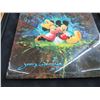 Image 3 : Framed Mickey & Minnie Wall Art on Tile Artist Signed James Coleman