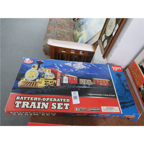 Battery Operated Train Set In Box