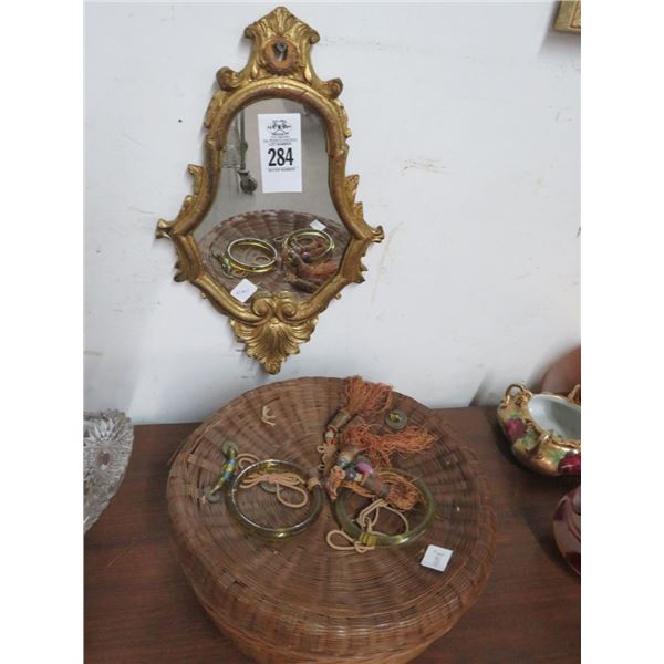 Gold Guild Small Framed Mirror - No Shipping