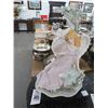 Image 1 : Capodimonte Style Porcelain Statuary Angel Flower Girl