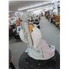 Image 2 : Capodimonte Style Porcelain Statuary Angel Flower Girl