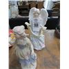 Image 2 : Crystal Figurines, Porcelain Girl/Angel Music Box