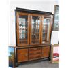 Image 1 : Broyhill Burl Brass Trim China Cabinet