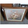 Image 3 : Framed Wall Art Kittens/Floral - 2