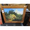 Image 1 : Framed Oil On Board Mill - Signed Lundy