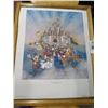 Image 1 : Framed Disney Art Happiest Celebration On Earth - (Missing Glass Pane)