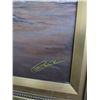 Image 2 : Oil On Canvas Framed Dessert Art - Signed Makres