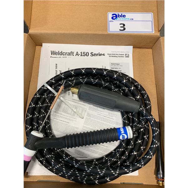 MILLER WELDCRAFT A-150 SERIES TIG TORCH