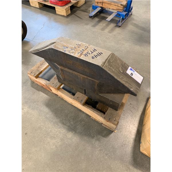 4140 HTSR STEEL 5" X 5" PIECES (UNFINISHED ANVIL PROJECT)