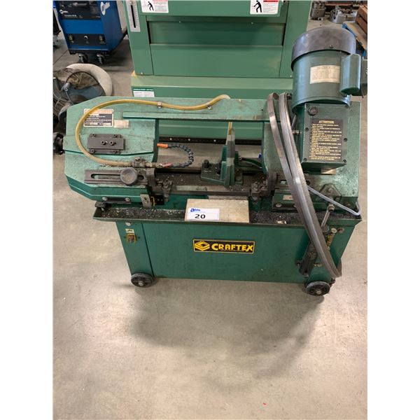 CRAFTEX MODEL B2214 6 1/2" X 10" METAL CUTTING BANDSAW