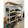 Image 2 : GREY METAL SHELF RACKING UNIT-APPROX. 6FT ACROSS X 2FT WIDE X 7FT HIGH *SHELF RACKING ONLY*