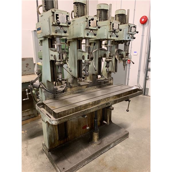 *H/C* POLLARD MODEL 130A/4/6 - (4) SPINDLE PILLAR DRILL *1 DRILL REQUIRES ELECTRICAL REPAIR*