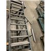 Image 2 : 6FT SHOP MATERIAL ROLLER CONVEYOR AND 3 ASSORTED MATERIAL ROLLER STANDS
