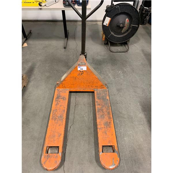 2000 KG CAPACITY ORANGE PALLET JACK