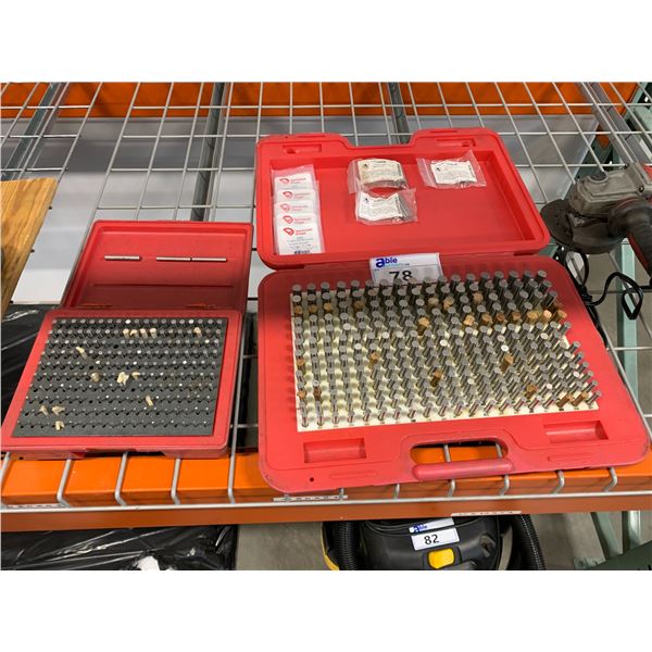 2 MACHINIST PIN GAUGE SETS